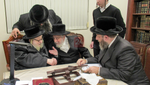 Photo Gallery: Liska Rebbe Visits the Rachmestrivkah Rebbe