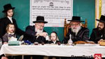 Photo Gallery: Vien Rebbe visits Vien Talmud Torah Boro Park for Cheider Firen of a Grandson